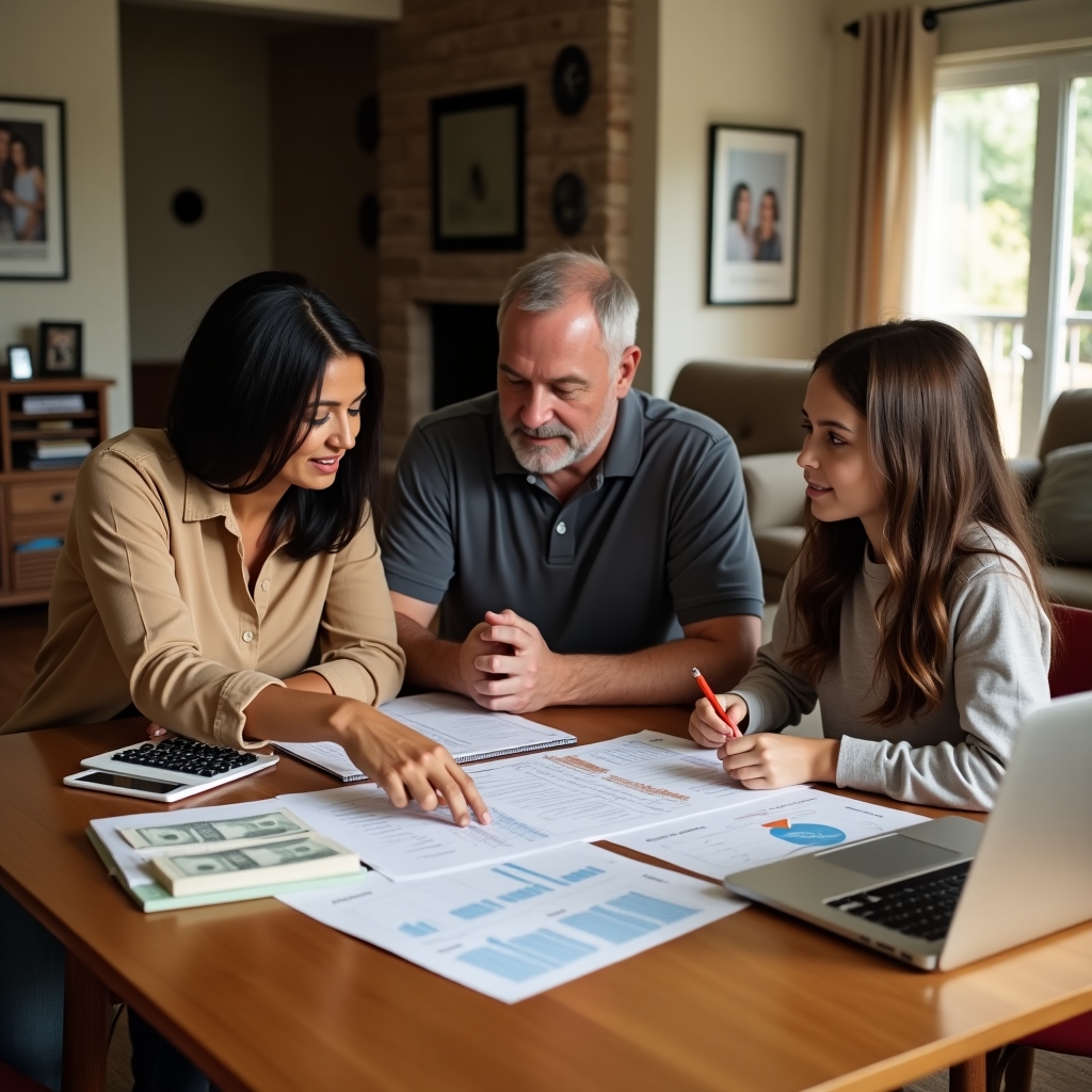 Family planning monthly budget